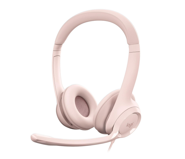Logitech H390 różowy - 1110326 - zdjęcie